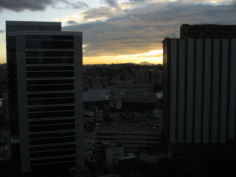 View from Millennium Seoul Hilton